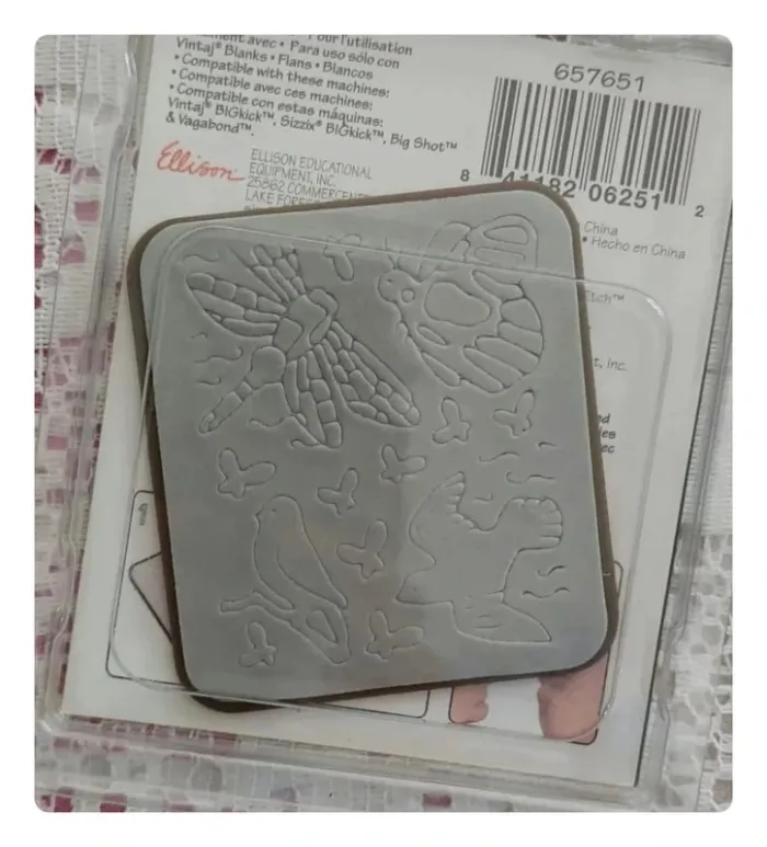 Pochoir Vintaj Deco Etch - Scrabooking, neuf - photo numéro 2