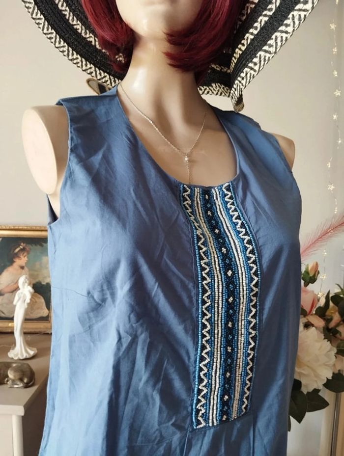 🪷Robe en Coton Casual à Perles Anne Weyburn T36/38🪷 - photo numéro 3