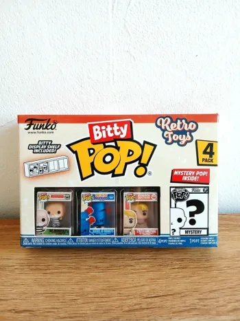 Pack 4 figurines Bitty POP! Retro Toys Mr Monopoly