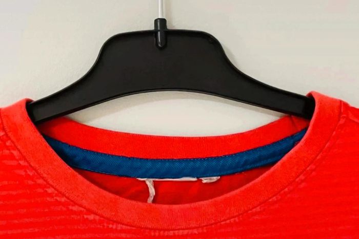 T-shirt longue manche rouge orangé - 146 152 - we fashion - photo numéro 3