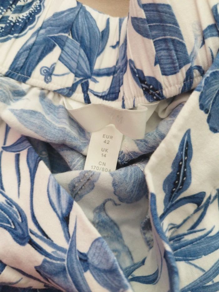 Pantacourts fluide a motif fleuri femme h&M taille 42 6 - photo numéro 7