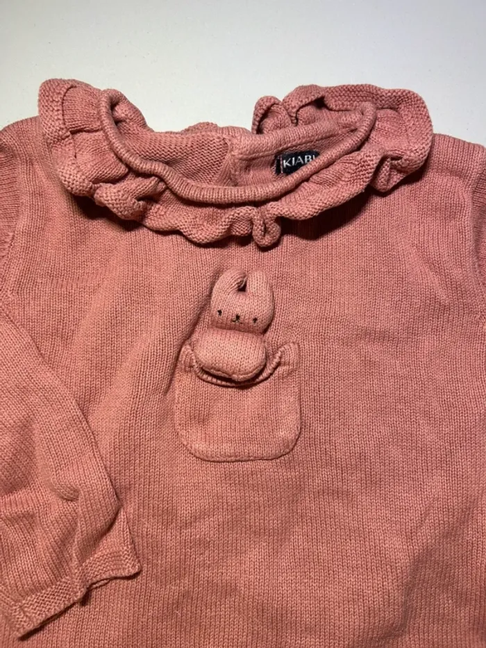 Pull lapin vieux rose - photo numéro 2
