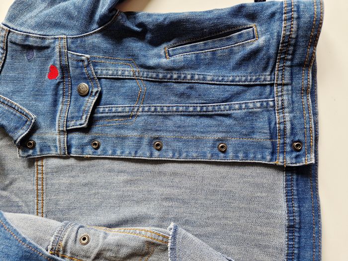 veste en jean bleu fille 5 ans - photo numéro 3