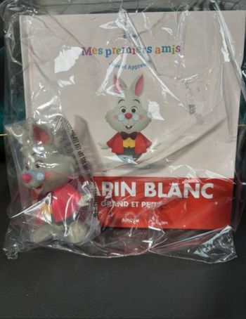 Figurine + Livre Le Lapin Blanc n 50 Mes Premiers Amis Disney Altaya