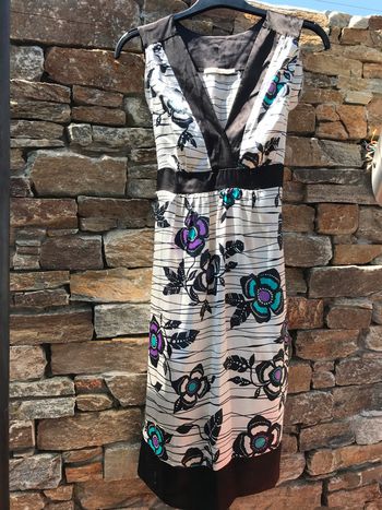 Robe longue en satin