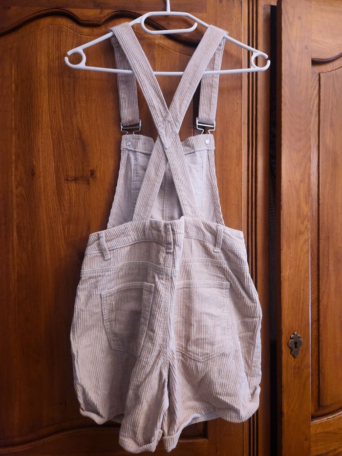 Salopette combishort velour neuve - photo numéro 4