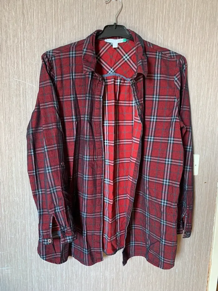 Belle chemise velours léger