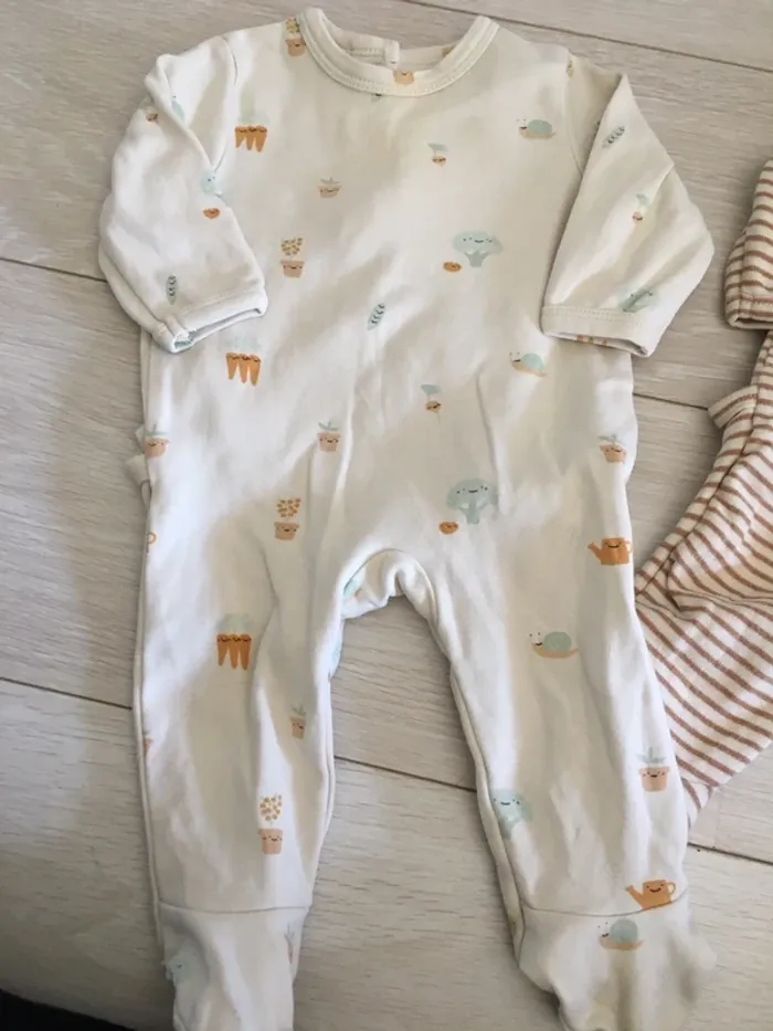 Lot 2 pyjamas coton 3 mois vertbaudet - photo numéro 5