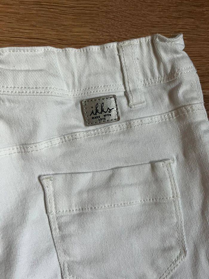 Short blanc fille Ikks 10 ans - photo numéro 4
