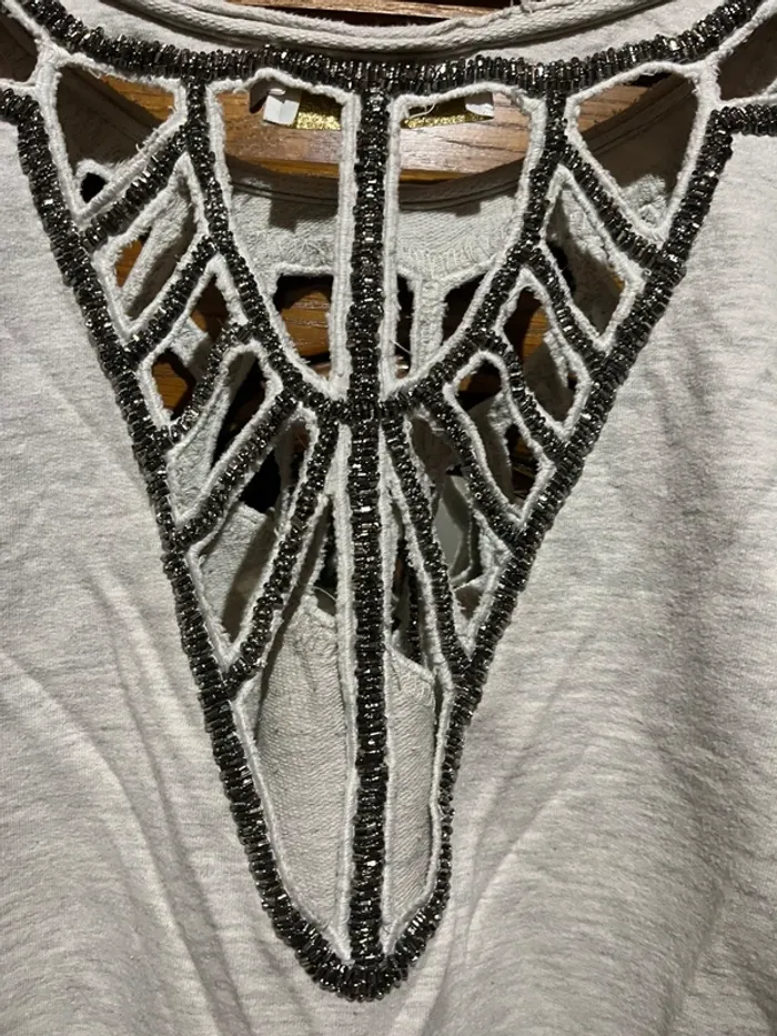 Sweat original le temps des cerises crème - photo numéro 5