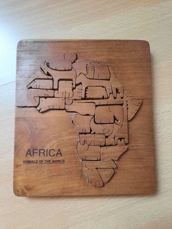 Cadre/puzzle bois Afrique