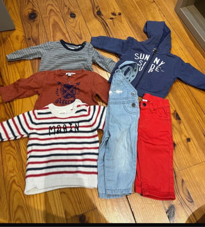 Lot vêtements garcon mi saison
