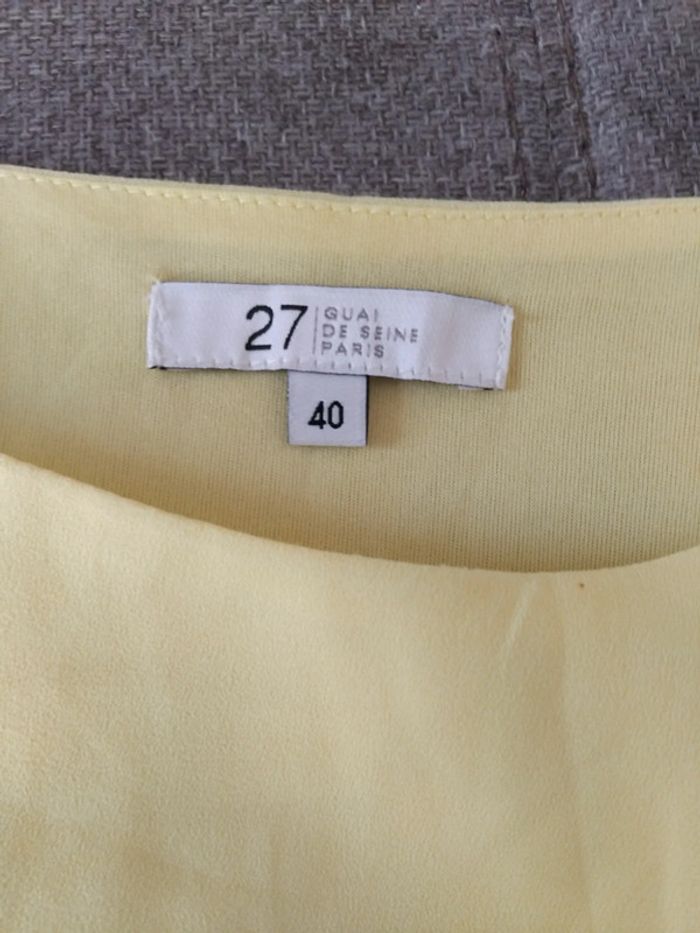 Robe été 27 quai de seine paris t40 100%polyester - photo numéro 8