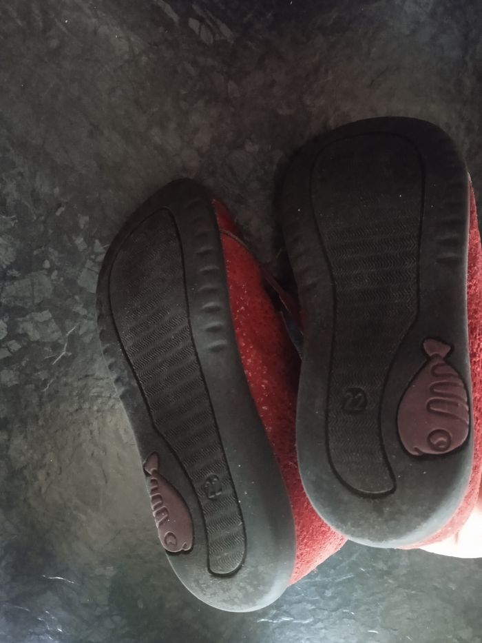 Chaussures rouge premier pas fille taille 22 mars bopy - photo numéro 8