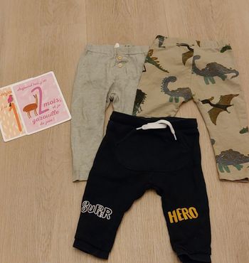 Lot de pantalons 12 mois
