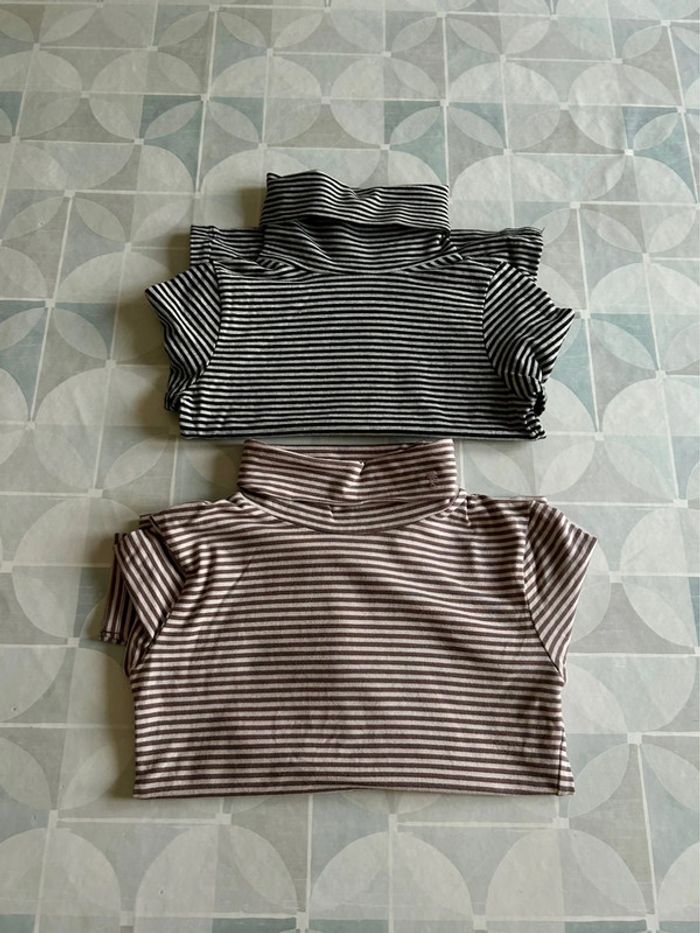 Lot de 2 sous pulls fille - 8 ans - Okaidi - en très bon état - photo numéro 4