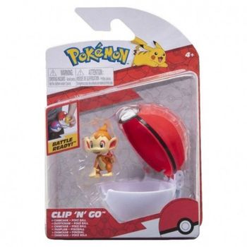 Ouisticram et pokéball figurine clip n go pokémon