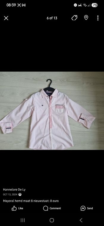 Mayoral chemise taille 8 état neuf