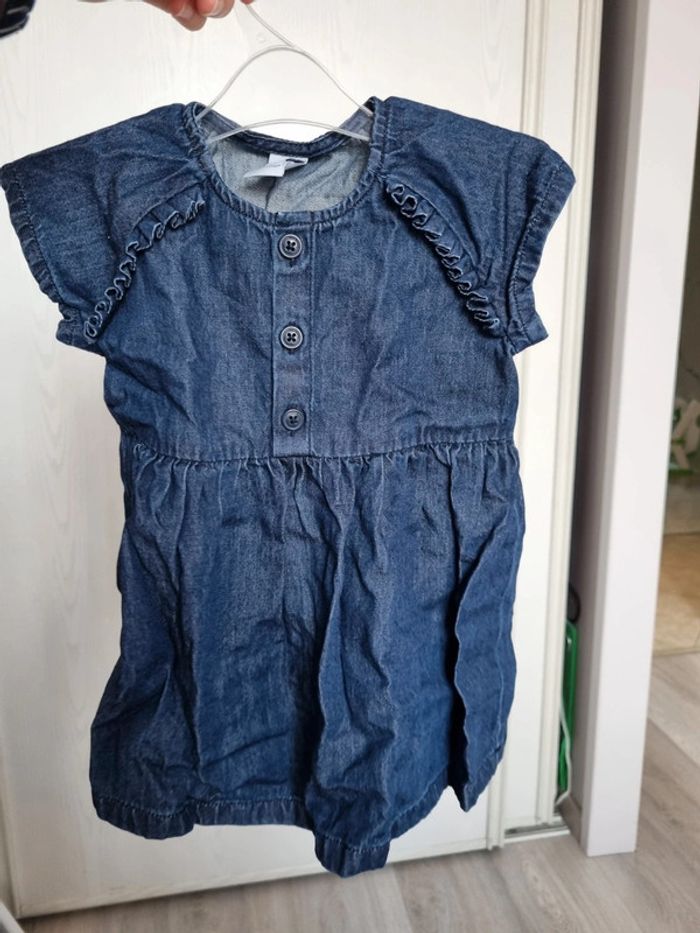 Robe jean Petit Bateau 12m - photo numéro 2