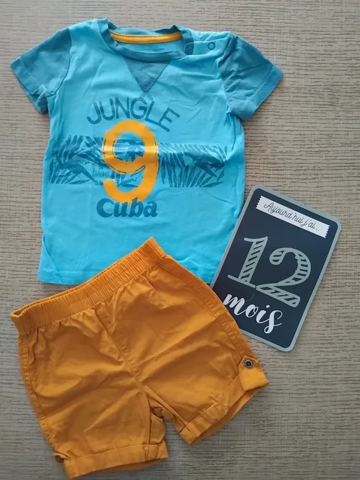 Ensemble 12 mois / 80 cm