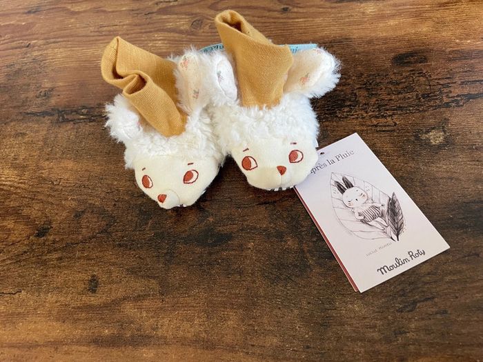 Chaussons moutons après la pluie