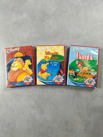 Livres Disney Read Along – Le Roi Lion, Winnie l’Ourson, Bambi (Livre + CD)