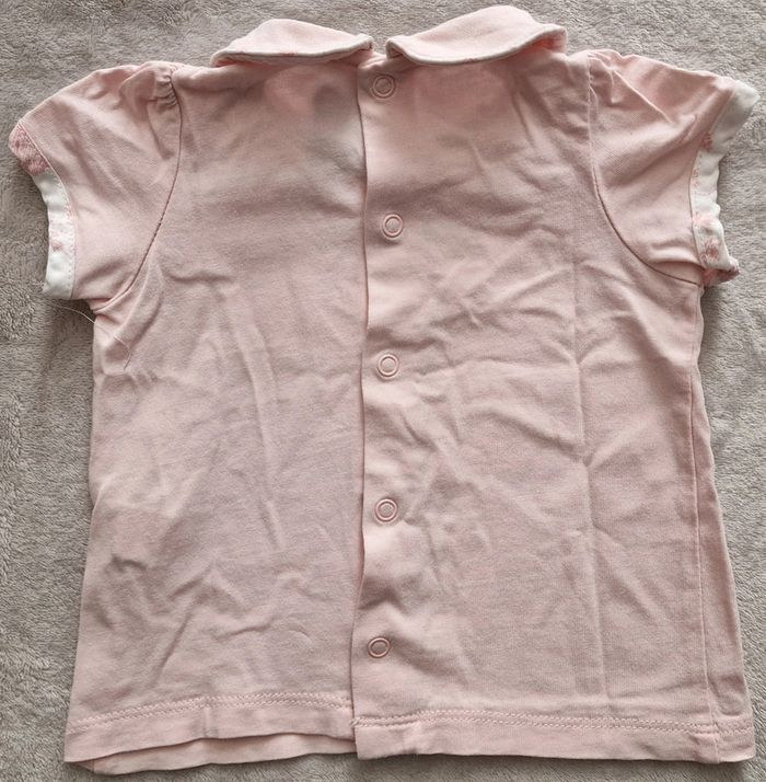 Ensemble 5p (robe, t-shirt, gilet, chapeau) blanc & rose papillons - 12M - Sergent Major (BE) - photo numéro 10