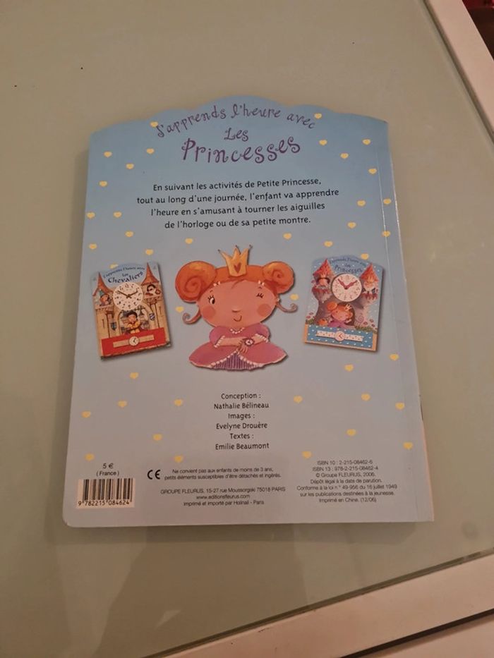 J'apprends l'heure avec les princesses - fleurus - photo numéro 2