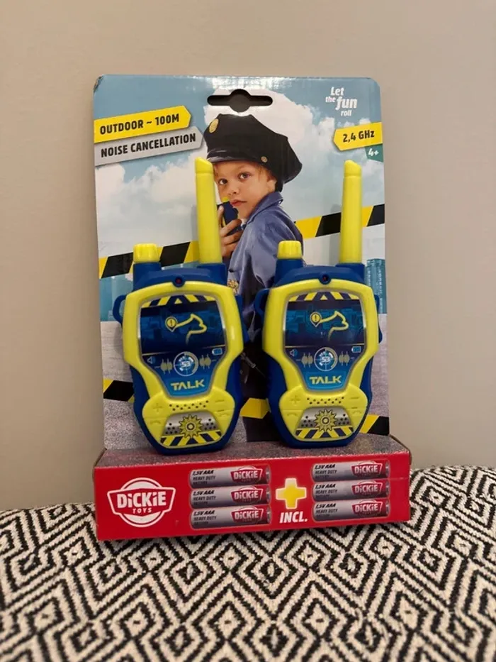 Dickie Toys - Talkie-walkie police - 4 ans et +
