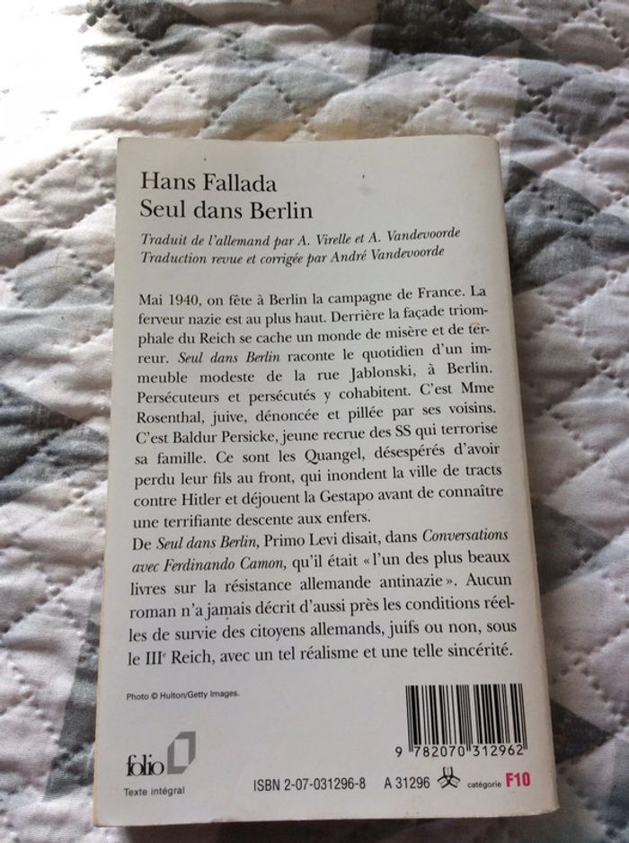 #seul dans Berlin Hans Fallada - photo numéro 4