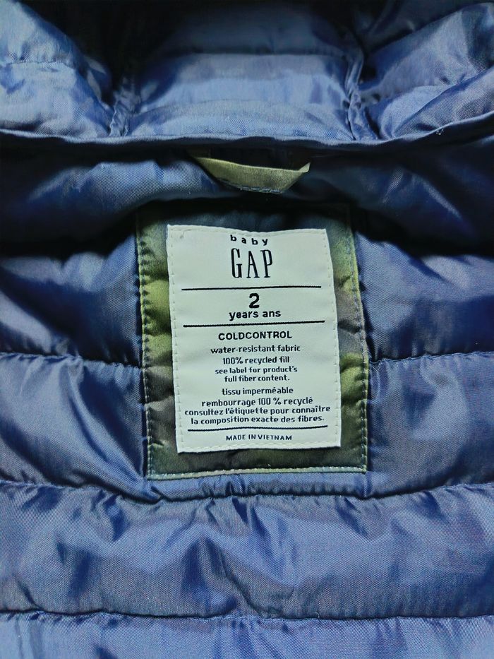 Manteau militaire Gap Kaki - enfant 2 ans - photo numéro 2