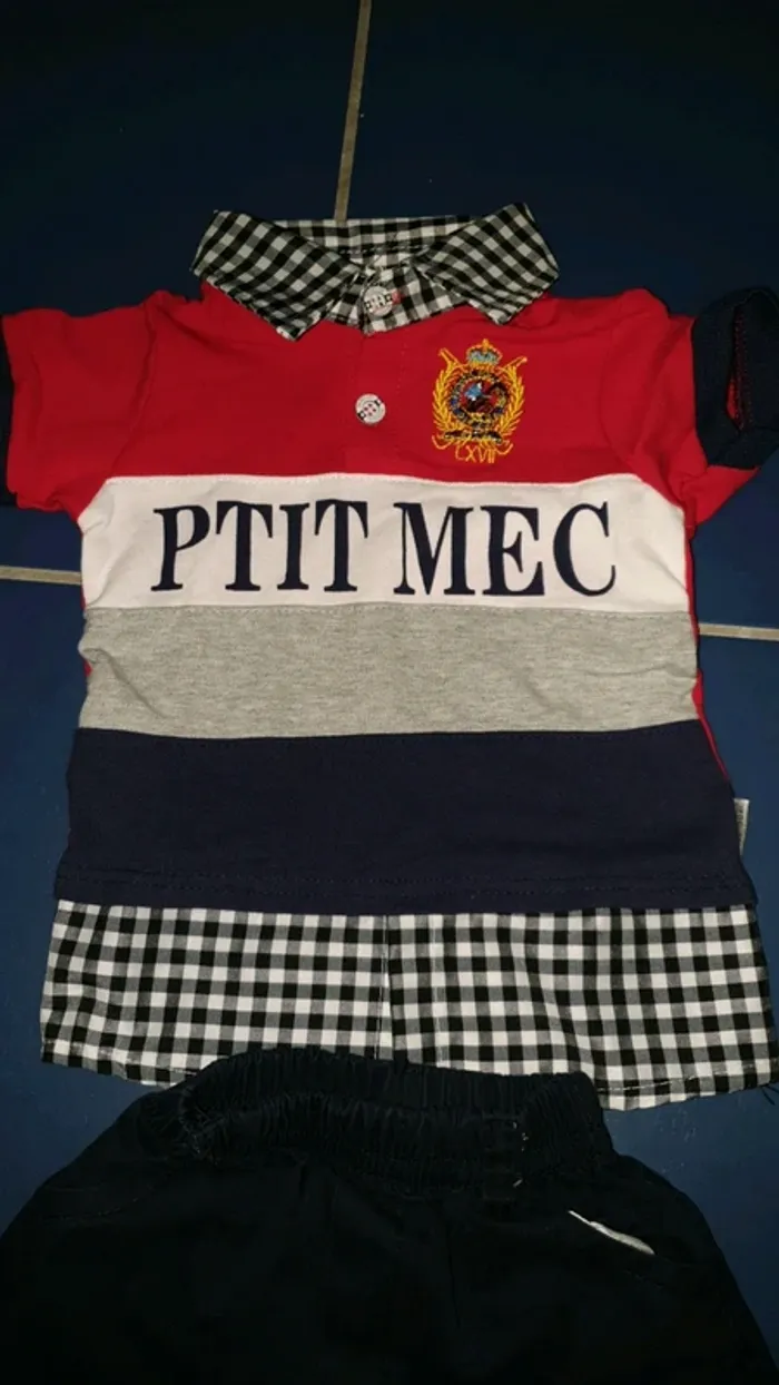 Ensemble t-shirt short - photo numéro 2