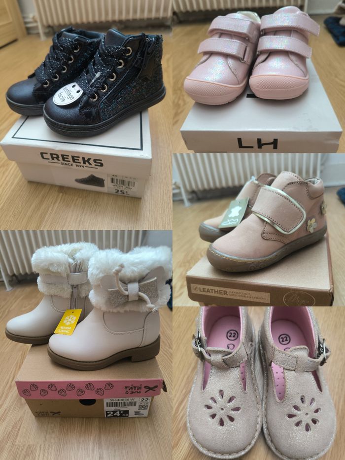 5 paires de chaussures neuves tailles 21 et 22 - photo numéro 6
