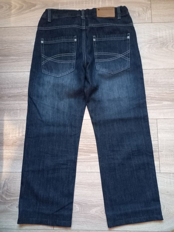 Jean bleu foncé marque Gémo taille 14 ans - photo numéro 2