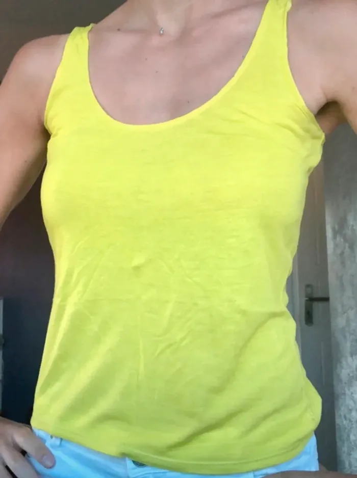 Débardeur Jaune / Vert