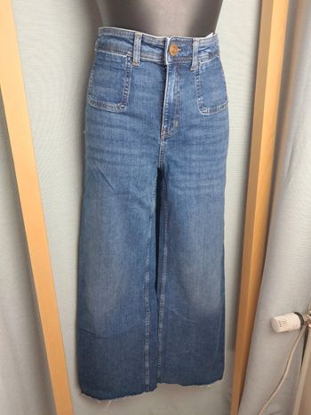 NVY jean taille haute jambes larges T 36