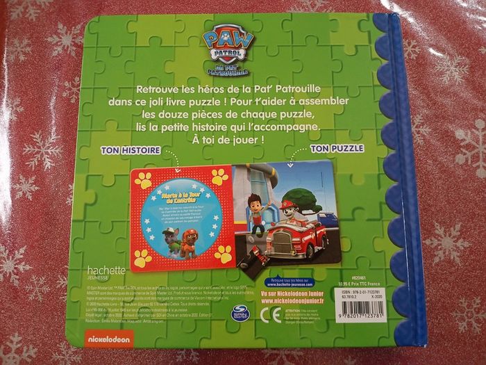 Mon joli livre puzzle Pat'patrouille - photo numéro 2