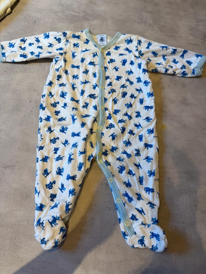 Lot de 4 pyjama dort bien Petit Bateau taille 67 cm - photo numéro 7