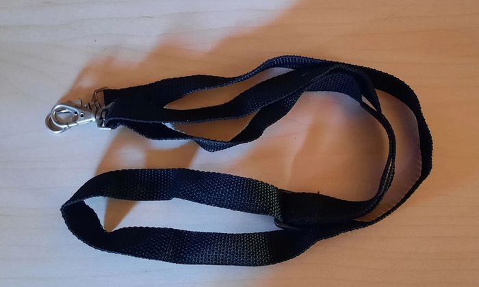 Anse noire pour sac réglable