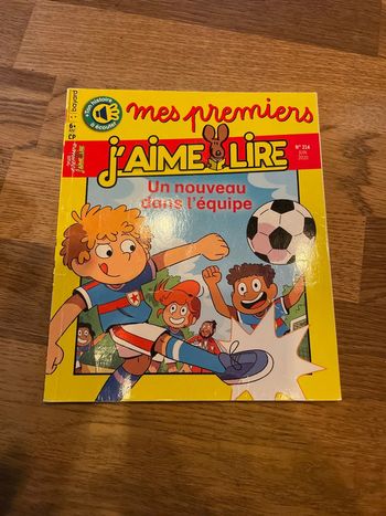 Livre Mes premiers J’aime lire Un nouveau dans l’équipe