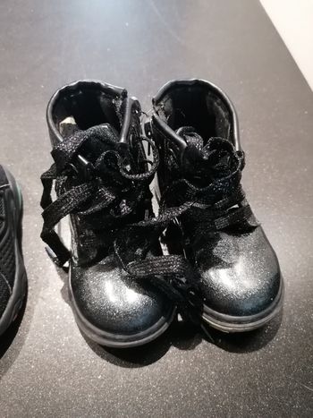 Bottines paillettes imperméable