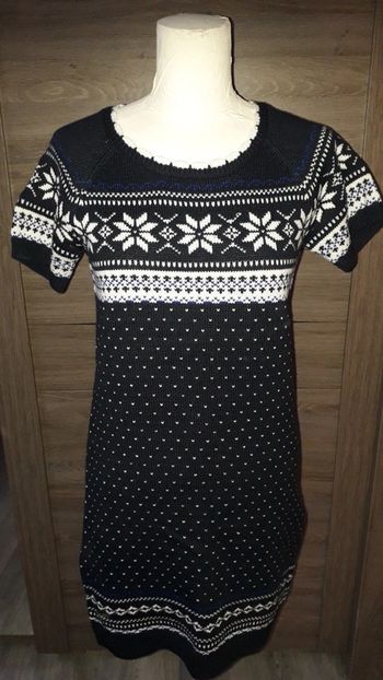 Robe hiver manches courtes