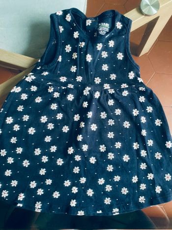 Robe en coton, sans manches