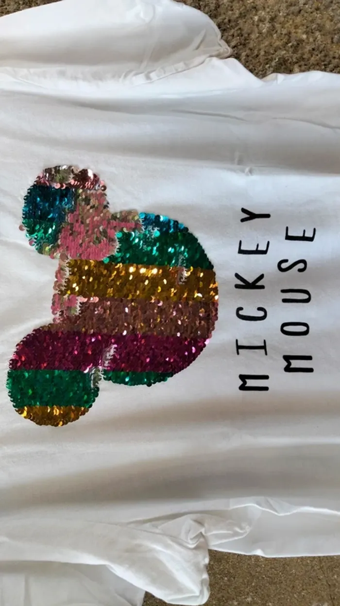 T-shirt Mickey Mouse Taille L Disney - photo numéro 5