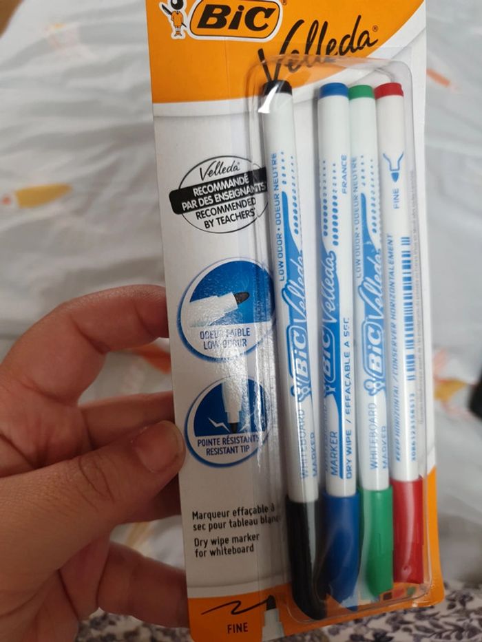 Lot de 4 feutres velleda - photo numéro 2