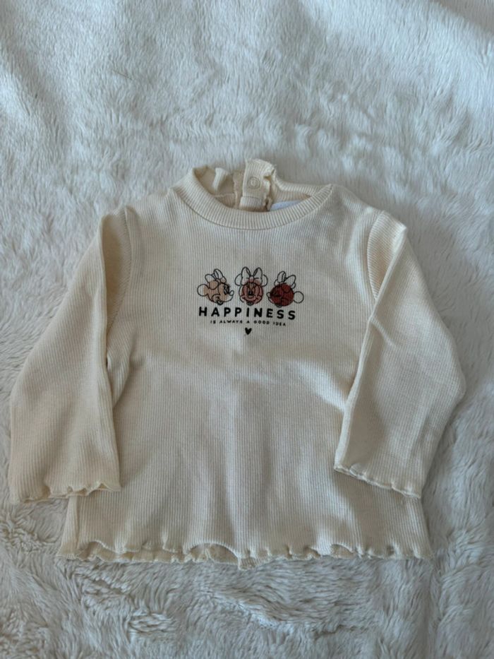 Tee shirt manche longue Minnie Disney