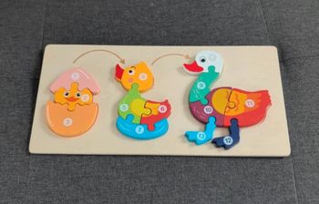 Puzzle en bois évolutif 