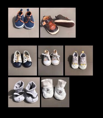 Lot chaussures / chaussons bébé