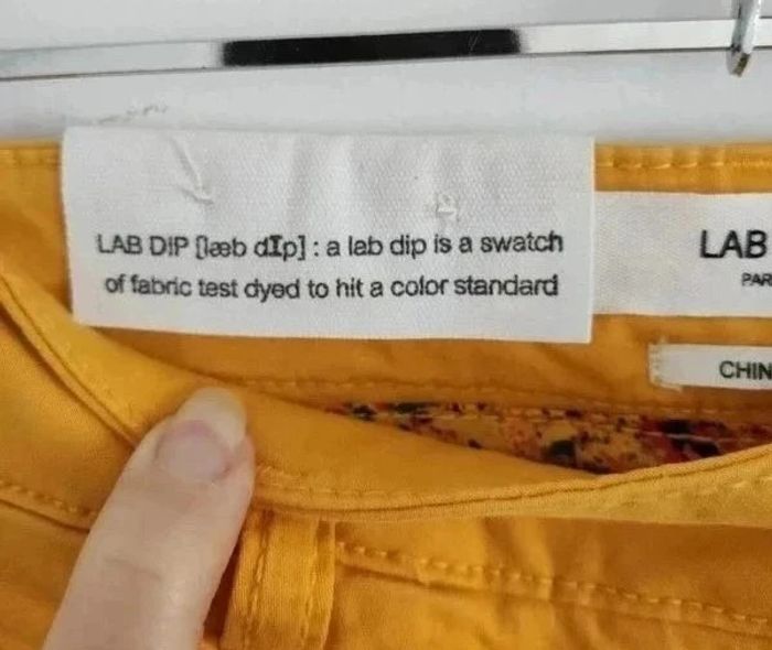 Pantalon d'été neuf jaune - Lab Dip - taille 34 - photo numéro 7