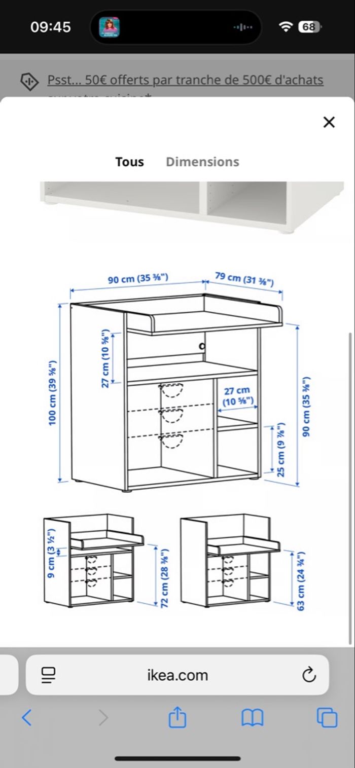 Table à langer évolutive ~ IKEA - photo numéro 5